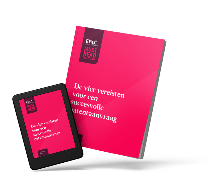 De vier vereisten voor een succesvolle patentaanvraag ebook mock up